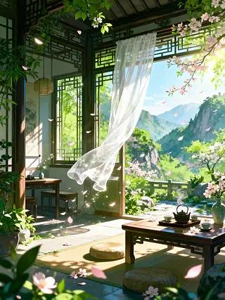 国产国风动画场景