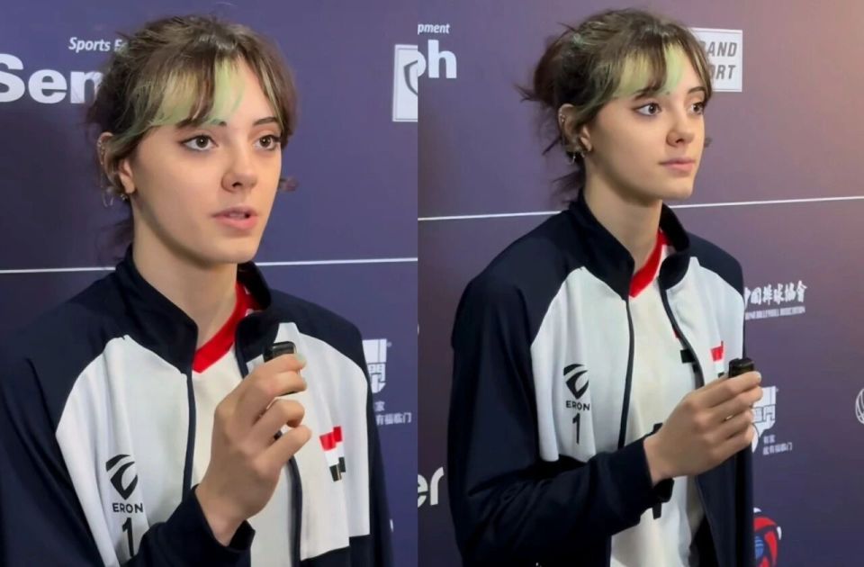 女排亚锦赛颜值担当！20岁牙科专业学生走红 伊拉克女排赛场吸